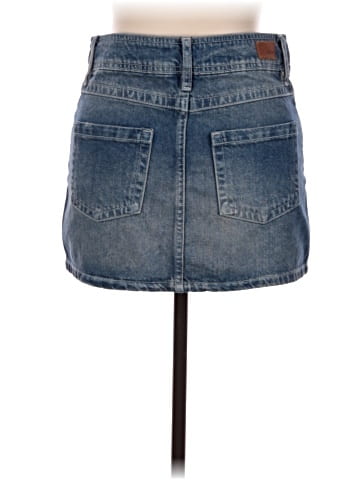 Subdued Denim Skirt (view 2)