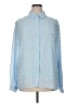 Unbranded 100% Polyester Blue Long Sleeve Blouse Size XL - photo 1