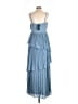 Lulus 100% Polyester Blue Casual Dress Size L - photo 2