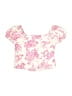 Assorted Brands Pink Short Sleeve Blouse Size 7 - photo 1