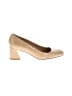 Stuart Weitzman 100% Leather Tan Heels Size 10 1/2 - photo 1
