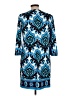 Laundry by Shelli Segal Paisley Blue Casual Dress Size 10 - photo 2