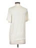 Leith 100% Polyester Ivory Short Sleeve Blouse Size XXS - photo 2
