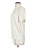 Leith 100% Polyester Ivory Short Sleeve Blouse Size XXS - photo 5