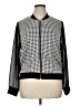 BCBGMAXAZRIA 100% Polyester Polka Dots Black Jacket Size XL - photo 1