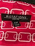 Notations Print Pink Long Sleeve Blouse Size M (petite) - photo 7