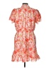 Unbranded Paisley Orange Cocktail Dress Size L (estimated) - photo 2