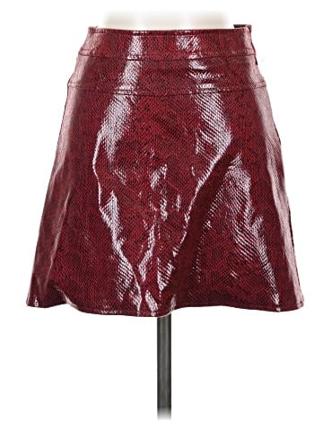 Zara TRF Faux Leather Skirt (view 1)