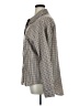 Unbranded 100% Polyester Houndstooth Brown Long Sleeve Blouse Size XL - photo 5