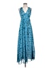Derek Lam Paisley Blue Casual Dress Size XS - photo 1