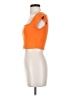 Shein Orange Short Sleeve Top Size 4 - photo 5
