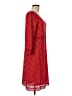 Alfani 100% Polyester Red Casual Dress Size M - photo 4