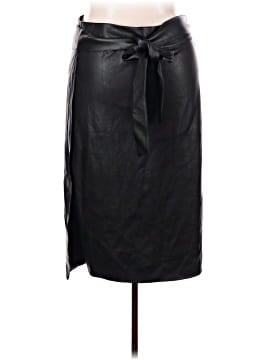 Never Fully Dressed Faux Leather Skirt (view 2)