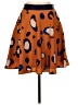 3.1 Phillip Lim for Target 100% Polyester Animal Print Orange Casual Skirt Size 6 - photo 1