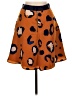 3.1 Phillip Lim for Target 100% Polyester Animal Print Orange Casual Skirt Size 6 - photo 2
