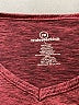 Real Essentials Tweed Burgundy Active T-Shirt Size L - photo 7