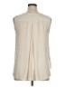 Ann Taylor LOFT 100% Polyester Ivory Sleeveless Blouse Size XL - photo 2