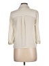 Monteau 100% Polyester Ivory 3/4 Sleeve Blouse Size L - photo 2