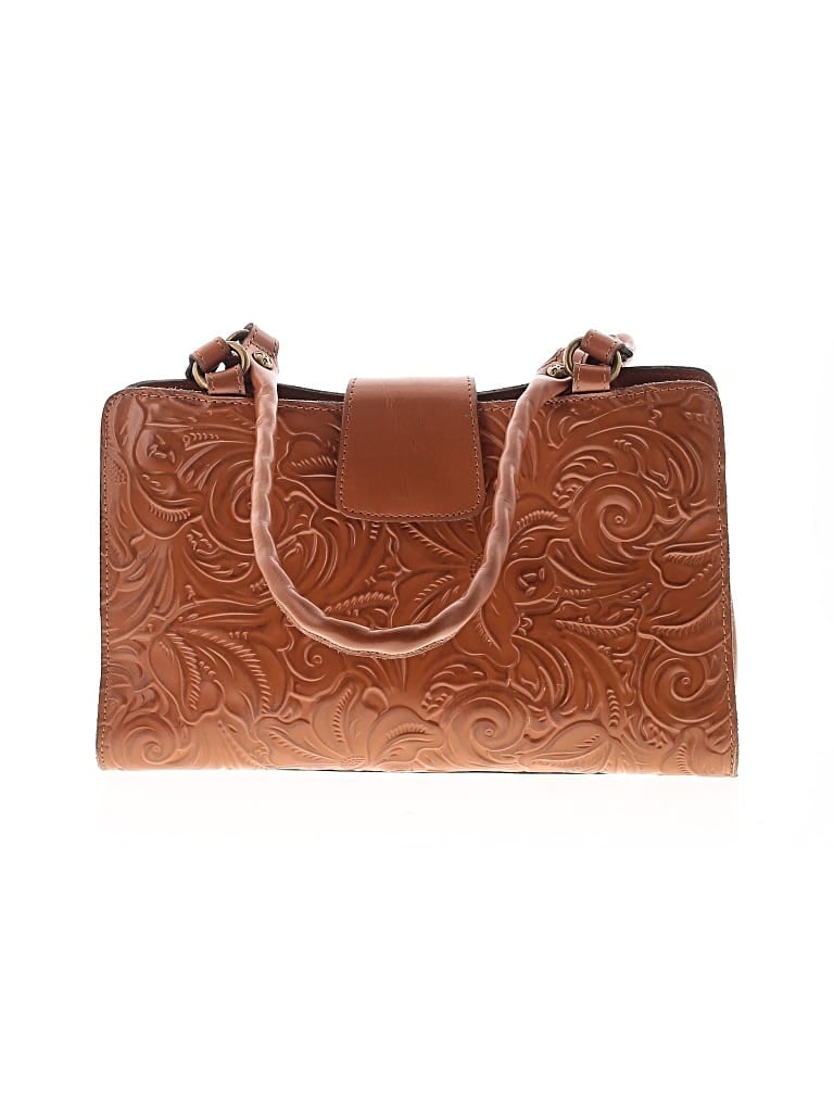 Pre-owned Patricia Nash Leather Shoulder Bag In Brown