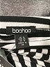 Boohoo Stripes Black Casual Dress Size 14 - photo 4