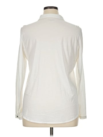 Eileen Fisher Long Sleeve Button-Down Shirt (view 2)