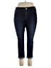 The Limited Solid Blue Jeans Size 16 - photo 1
