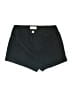 Elle 100% Cotton Chevron-herringbone Black Shorts Size 6 - photo 1