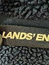 Lands' End 100% Polyester Black Blue Coat Size 10 - photo 3
