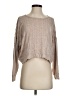 Cloud Chaser Metallic Tan Pullover Sweater Size S - photo 1