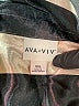 Ava & Viv Stripes Silver 3/4 Sleeve Blouse Size XXL - photo 7