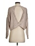 Cloud Chaser Metallic Tan Pullover Sweater Size S - photo 2