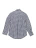 Crewcuts Checkered-gingham Blue Long Sleeve Button-Down Shirt Size 8 - photo 2