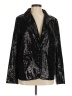 Better be 100% Polyester Metallic Black Blazer Size M - photo 1