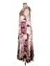 DKNY 100% Polyester Print Tan Casual Dress Size XL - photo 5