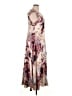 DKNY 100% Polyester Print Tan Casual Dress Size XL - photo 4