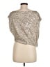 By Together Silver Short Sleeve Top Size M - photo 2