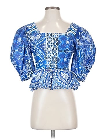 FARM Rio Short Sleeve Blouse (view 1)