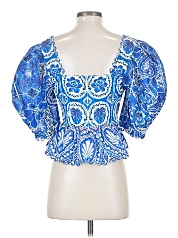 FARM Rio Short Sleeve Blouse (view 2)
