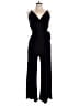 Kaileigh Solid Black Jumpsuit Size L (petite) - photo 1