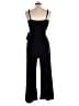 Kaileigh Solid Black Jumpsuit Size L (petite) - photo 2