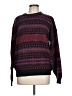 Assorted Brands 100% Acrylic Print Purple Pullover Sweater Size L - photo 1