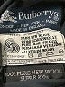 Burberry 100% Rayon Black Vintage Wool Pants Size 8 - photo 17