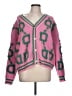 Unbranded 100% Polyester Pink Cardigan Size L - photo 1