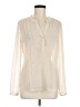 Nic + Zoe 100% Polyester Ivory Long Sleeve Blouse Size M - photo 1