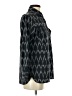 Current/Elliott 100% Cotton Chevron-herringbone Black Long Sleeve Button-Down Shirt Size Sm (1) - photo 4