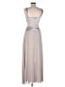 Bill Blass Silver Cocktail Dress Size 8 - photo 2