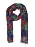 J.Crew 100% Wool Floral Blue Scarf One size - photo 1