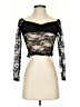 Shein Black Long Sleeve Top Size 2 - photo 1