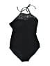 SO Paisley Black One Piece Swimsuit Size M - photo 1