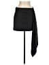 Zara Solid Black Casual Skirt Size S - photo 1